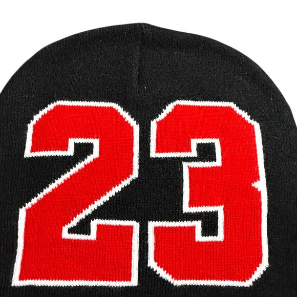 Knitted Woven Legendary Number 23 Beanie Men’s OS - Athletic Basketball Punk NWT - Picture 4 of 9